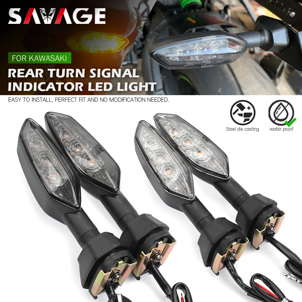 Led Turn Signal Indicator Light For Kawasaki Zx25r Zx6r Ninja H2 650