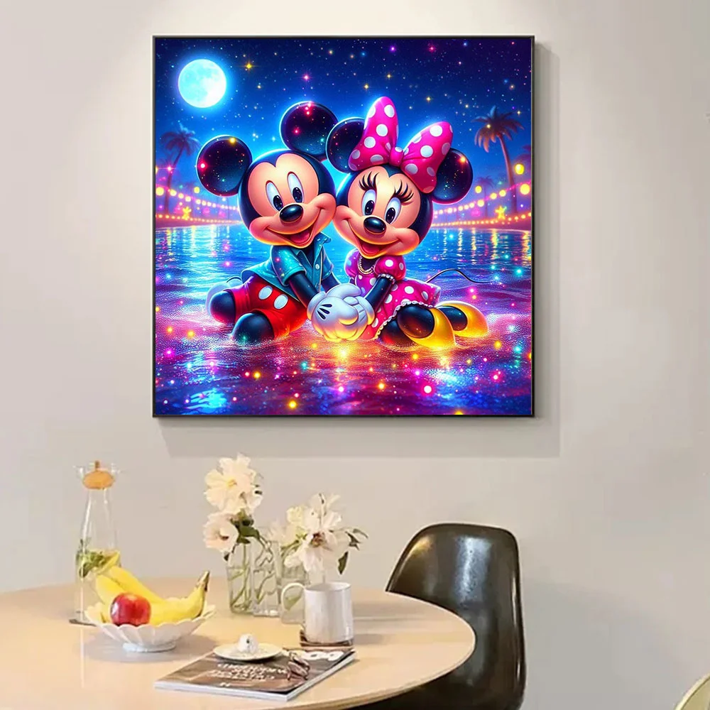 Diamond Painting Disney Mickey et Minnie Mouse