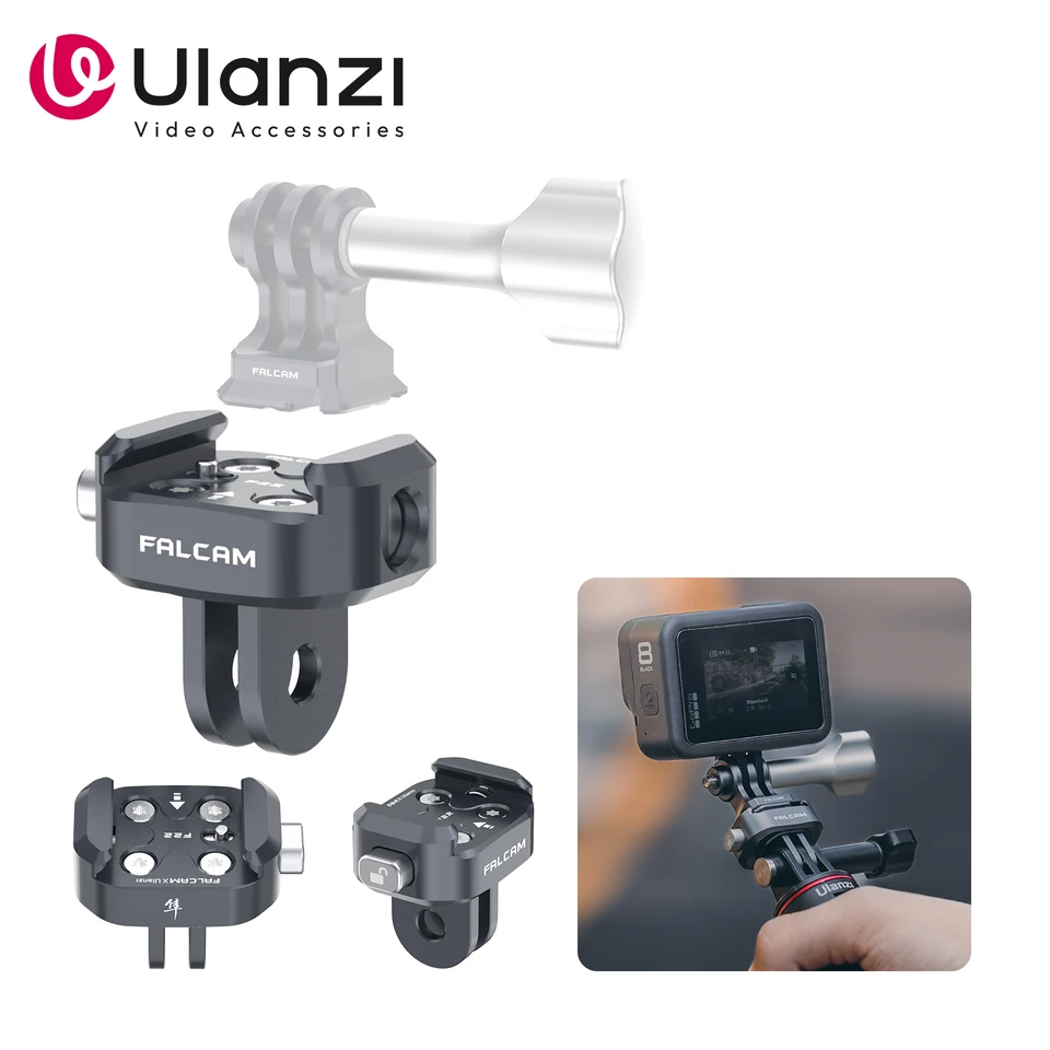 mantona - Supporto A Ventosa Adatto Pergopro, Actioncam