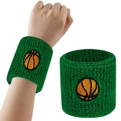 Kids Sports Wristbands Children Wrist Sweatbands Accessories For Basketball Baseball Football Soccer Fitness Wrist Protector
