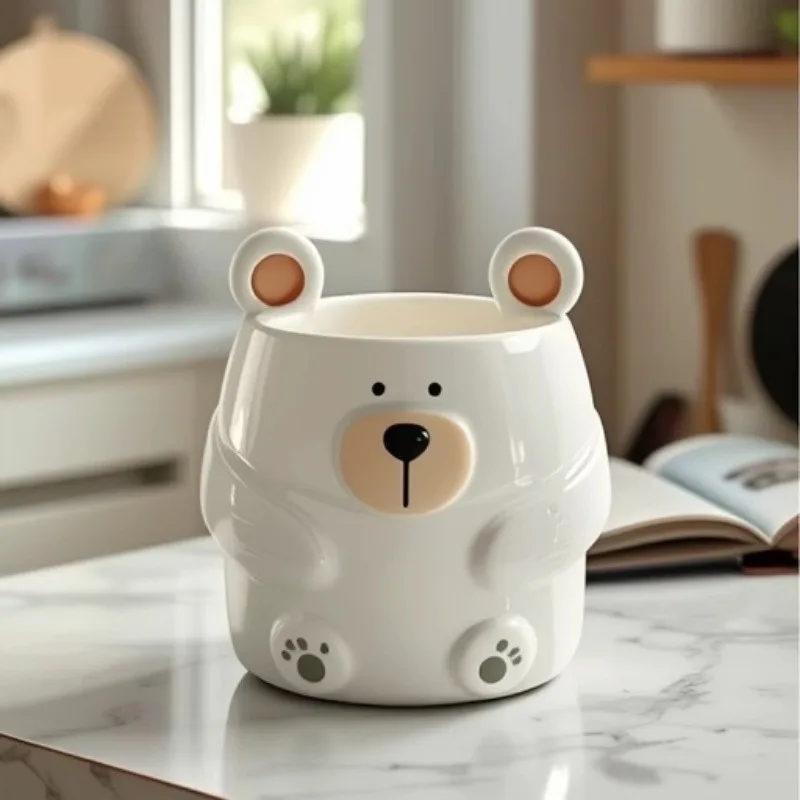 Ceramic Christmas Polar Bear Egg Cup - Various Christmas Egg Holders for Practical Home Use - Perfect Holiday Kitchen Gifts