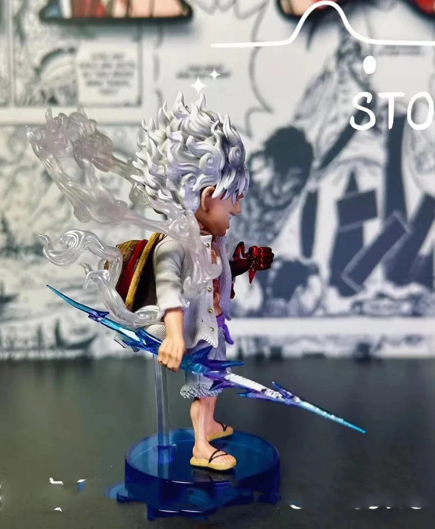 애니메이션 미니 원피스 루피 기어 5 피규어, 니카 태양신 액션 피규어, 수집용 모델 인형 장난감, 어린이 선물, 10cm