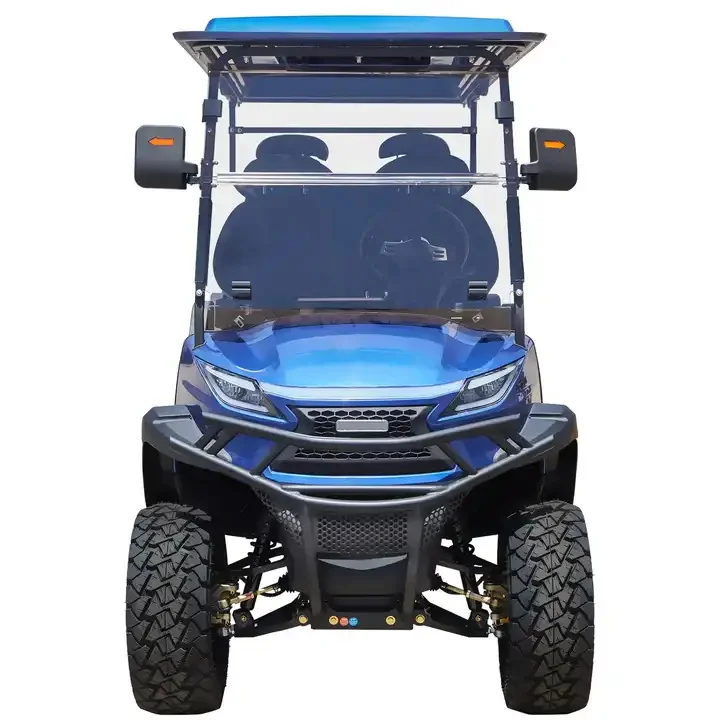 2+2+2 Seats Person Lithium Battery 4 Wheel Electric Golf Carts For Sale