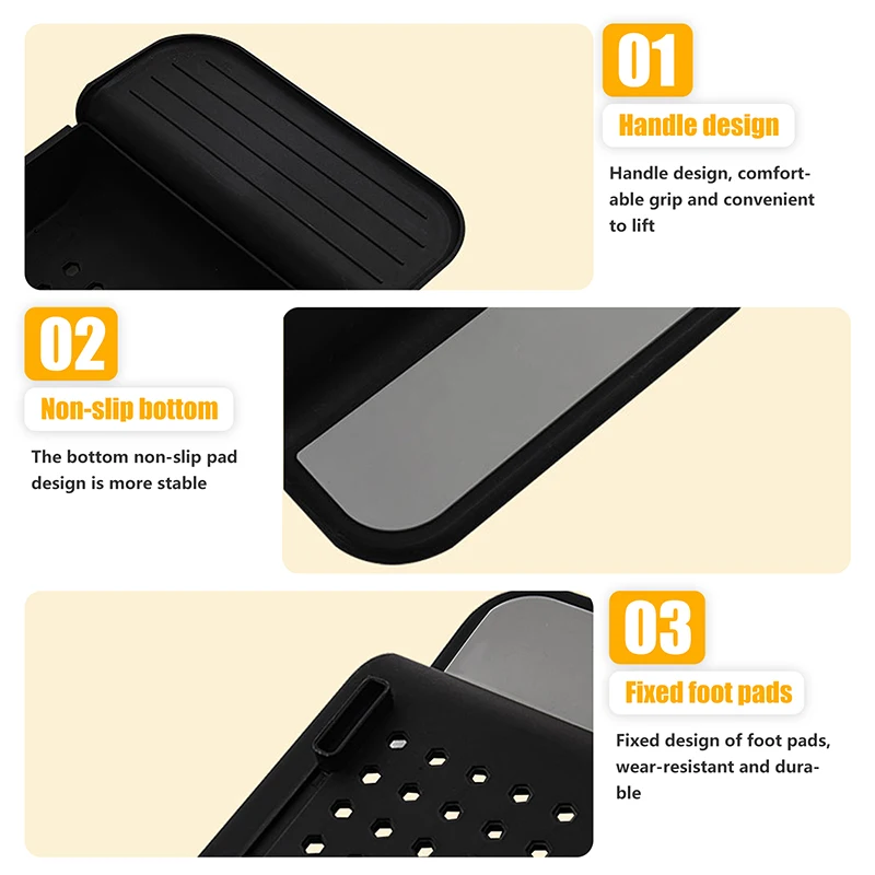 Retractable ABS Shelf Bathtub Storage Rack Bathroom Drain Rack Bathtub Tray Kitchen Bathroom Organizer Storage Accessories