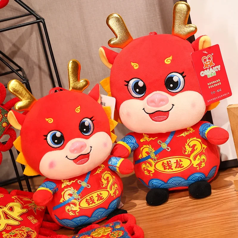 

Year of The Dragon New Year Rag Mascot Zodiac Lucky Dragon Doll Plush Toy Year of The Dragon Event Festive Gift Envio Gratis