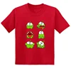 Hot Game Cut The Rope Om Nom Frog Funny Kids T shirt Cartoon Baby Boys Girls Cute Clothes Summer Casual Children Cotton T-Shirts 5