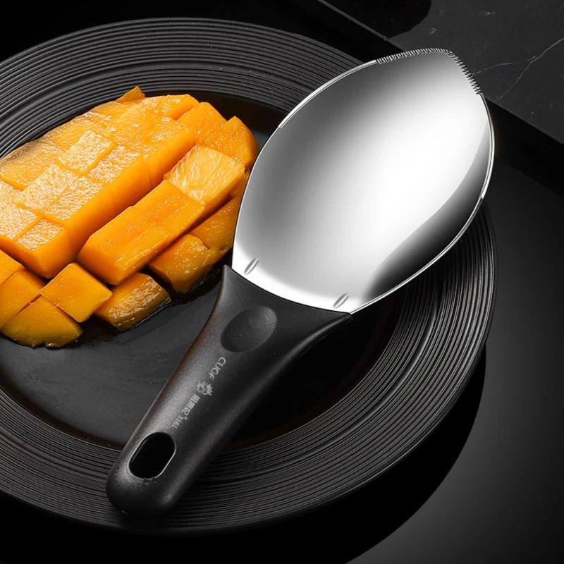 Watermelon Avocado Fruit Divider 316 Stainless Steel Mango Cutting Artifact Home Mango Knife Dicing Device Kitchen Tools