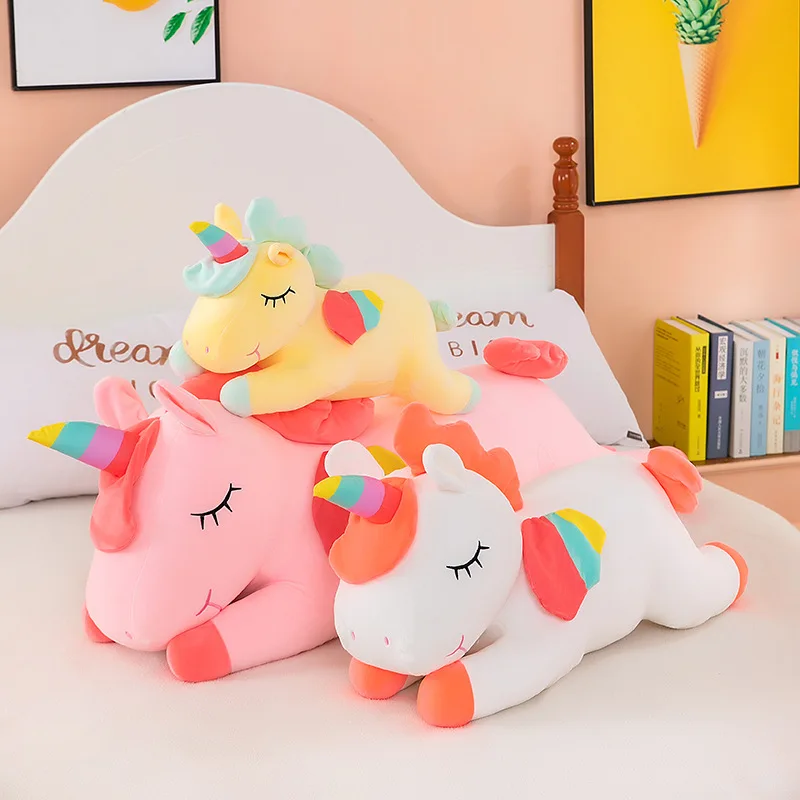 Peluche Unicornio GAGAKU 66cm Almohada De Unicornio Gigante