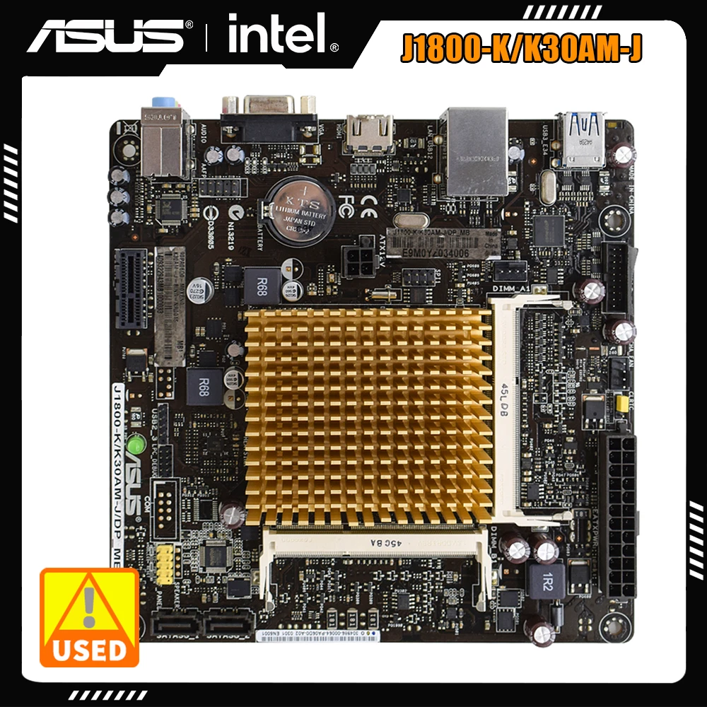 Asus J1800-K/K30Am Scheda Madre Cpu Integrata Itx Mini Scheda Madre Notebook Scheda Madre