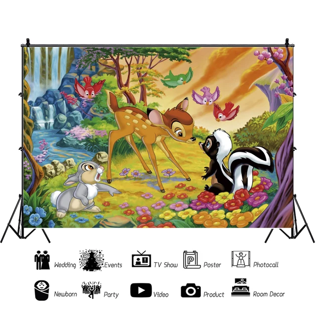 Décoration poster animaux de la forêt personnalisé pour anniversaire