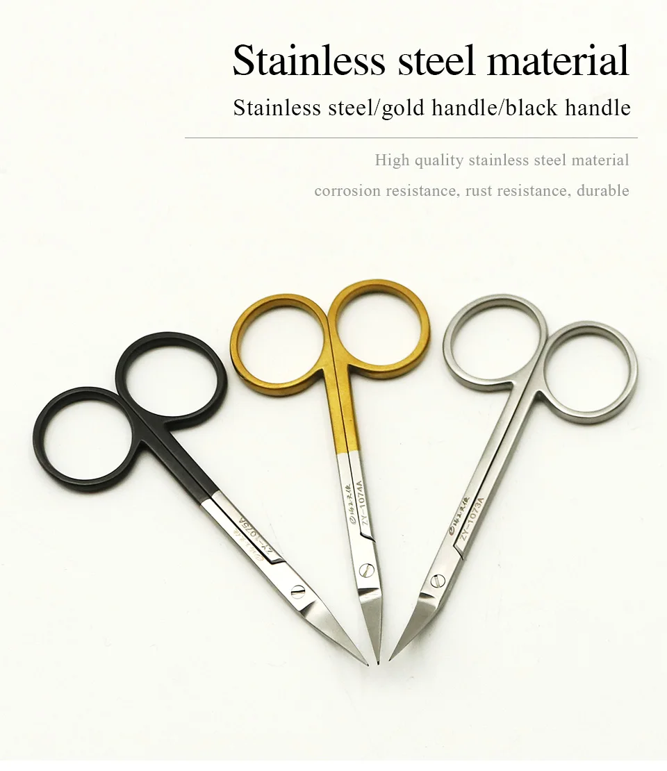 Description Picture 5 of itemMedical Surgical Scissors 45 ° Wa Mouth Scissors Stainless Steel Surgical Instruments Bird Mouth Scissors Nasal Septum Scissors