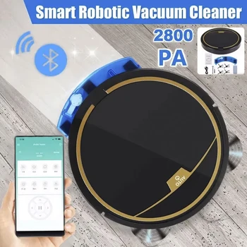 Aspirapolvere robot spazzatrice con serbatoio dell'acqua, robot intelligente umido e secco 3 in 1, controllo remoto tramite app, aspirapolvere robot per la casa 1