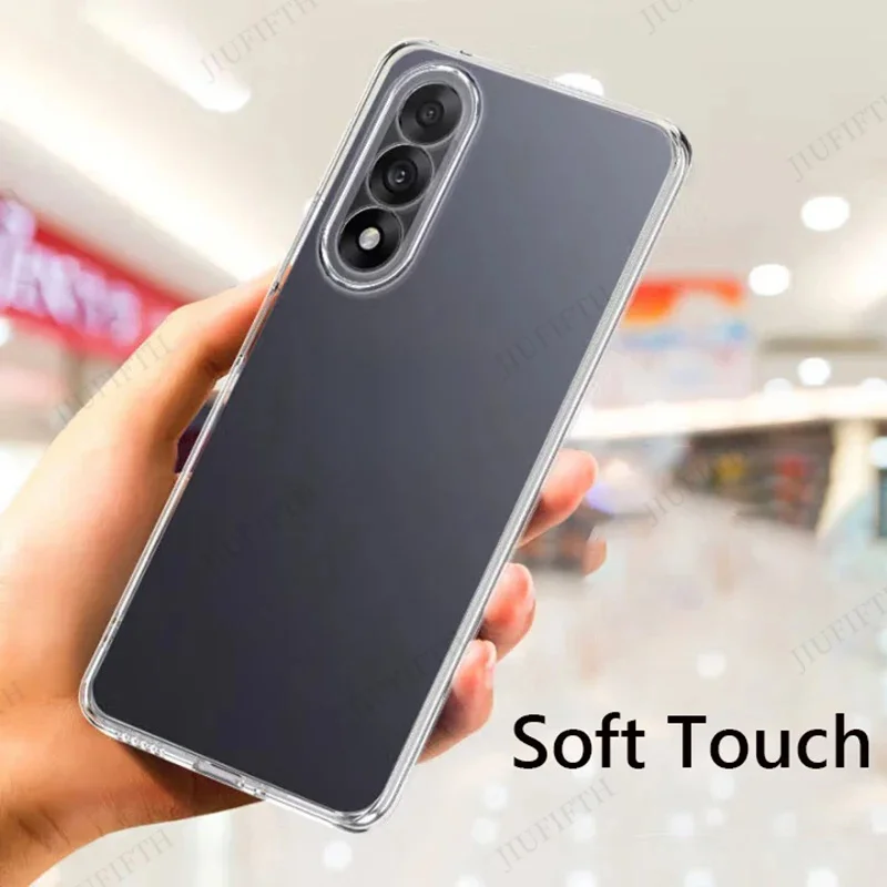 Sleek Transparent Soft TPU Phone Case - Simple Slim Design
