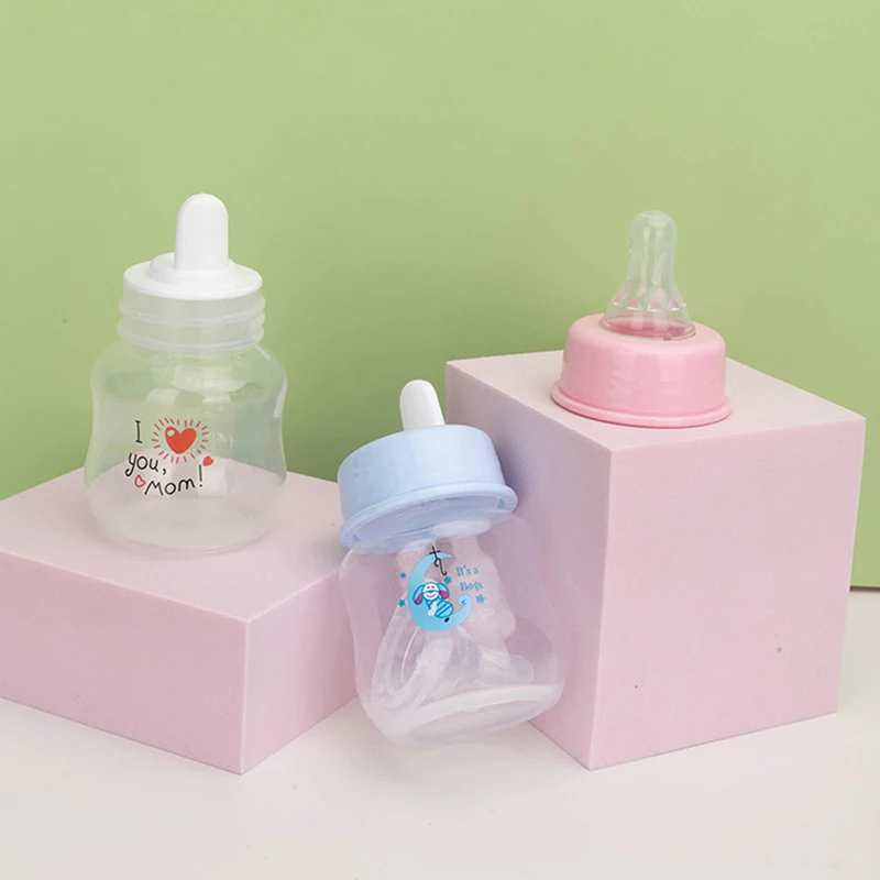 60ml Newborn Baby Infant Nursing Milk Fruit Juice Water Feeding Standard Mouth Silicone Nipple Pacifier Drink Bottle