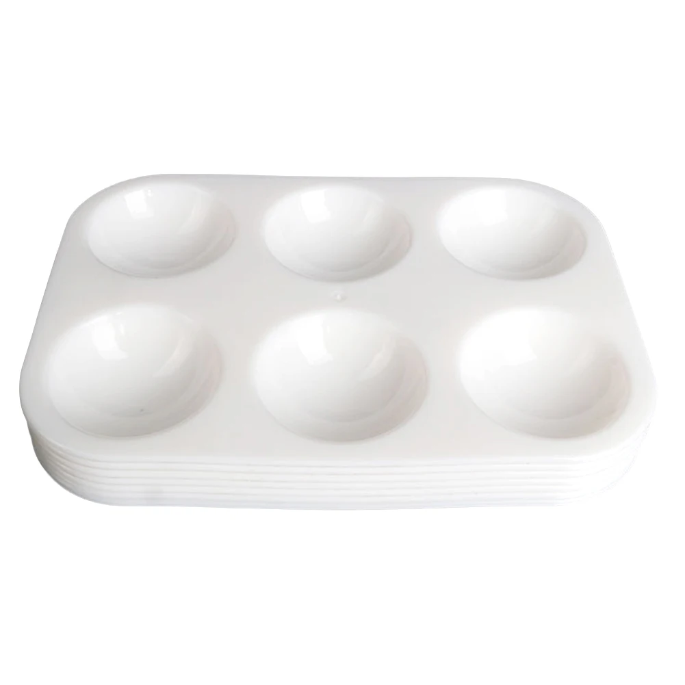 

25 шт., палитра краски для творчества, инструменты для рисования, поддоны для акварели, Прямоугольный поддон для макияжа, 6 ярких пигментов