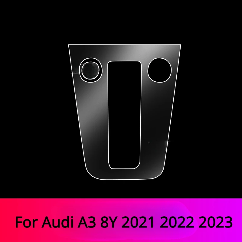 For Audi A3 8Y 2021-2023 Car interior Accessories film transparent TPU Gear  Panel Center Console Anti-scratch resist film refit - AliExpress