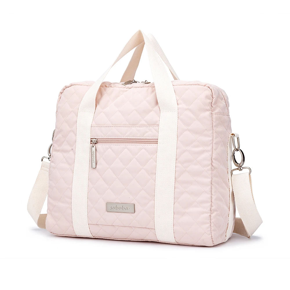 Soboba Fashion Diaper Shoulder Bag with Changing Pad Large Capacity Multi-functional Changing Bag Newborn Baby