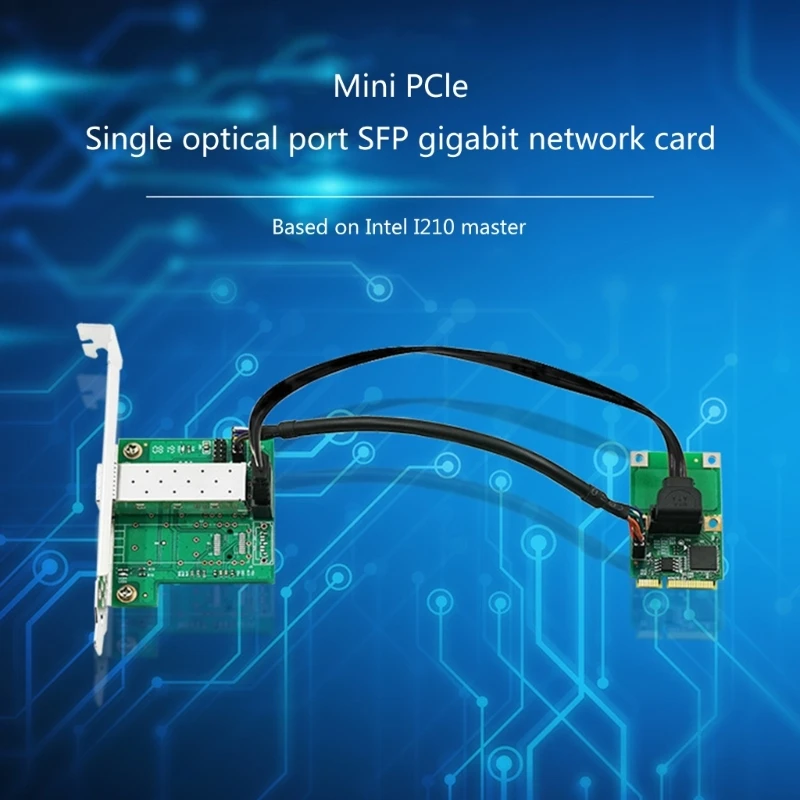 

MINI PCIE Chip SFP Optical Fiber Interfaces Gigabit Ethernet Networks Card