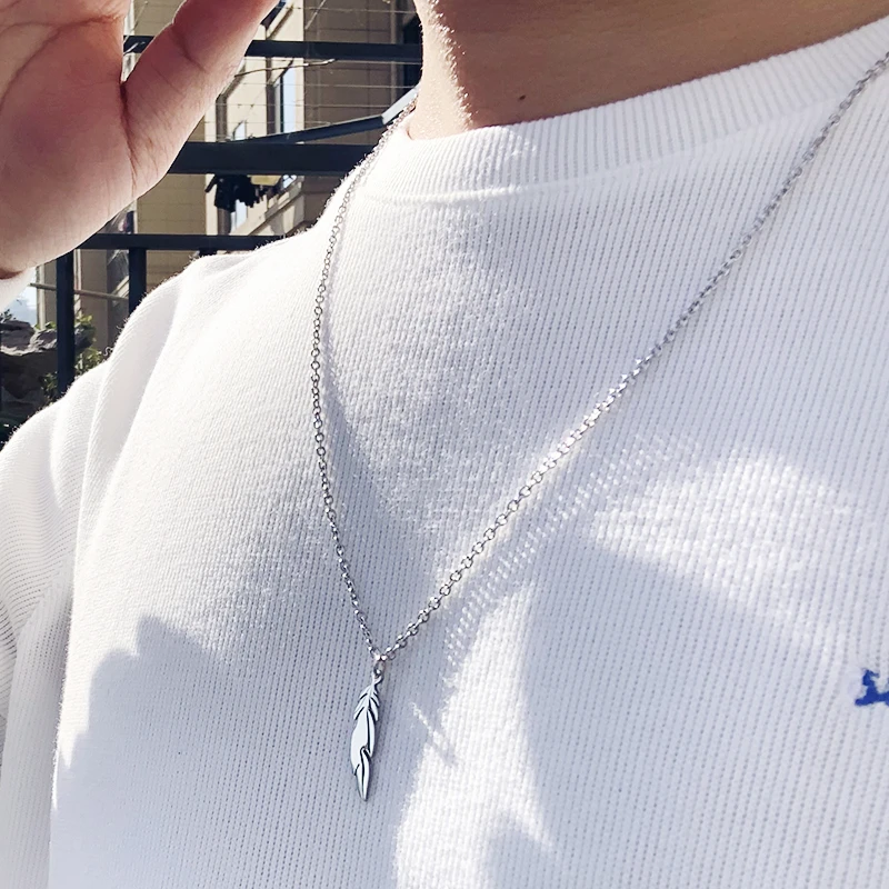 Collar Con Colgante Rectangular De Acero Inoxidable Hombre | Cuotas sin