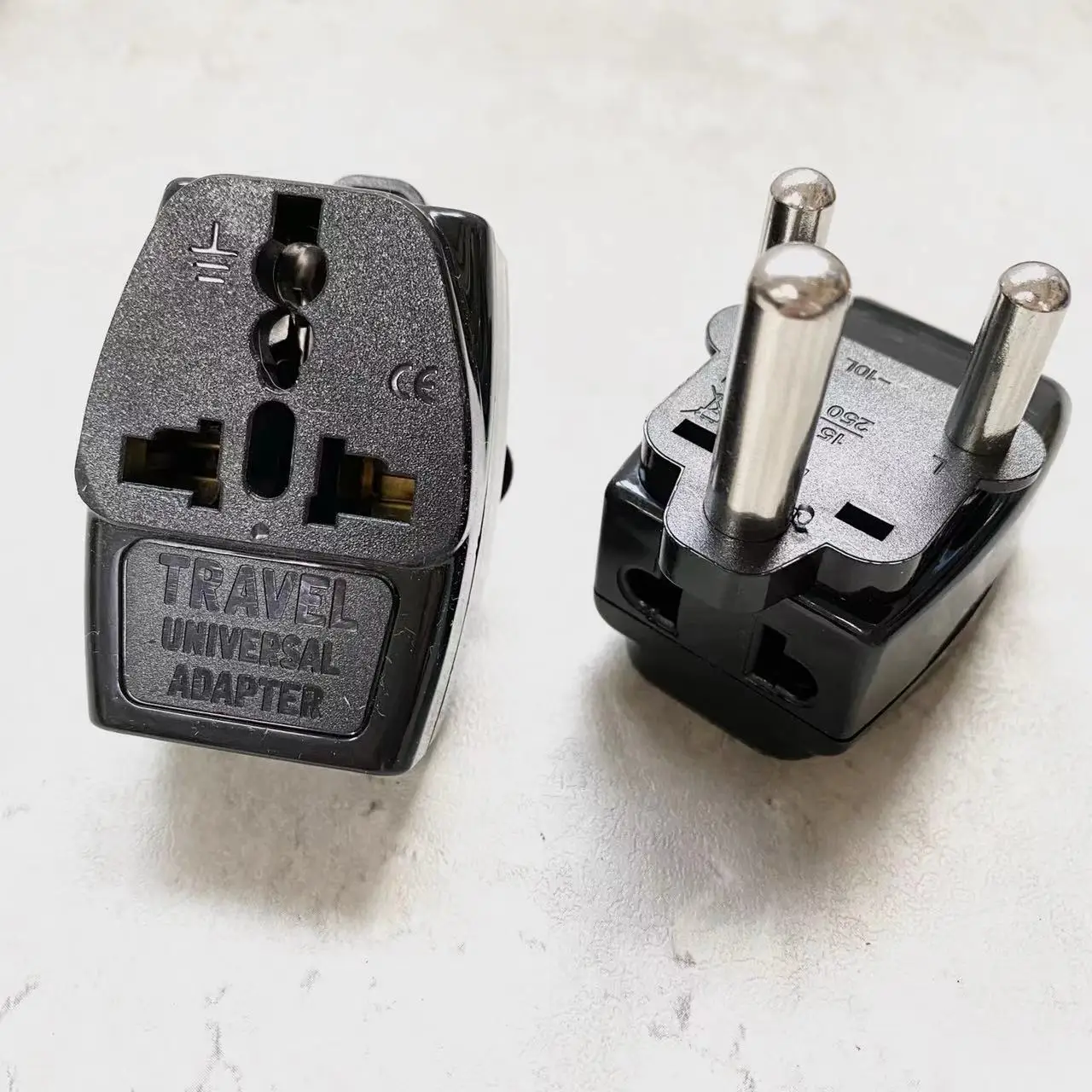 South Africa Travel Adapter Type M Large 15 amp BS 546 2 Port Multi Outlet 1 TO 3 EU AU USA Plug 250V 15A Universal
