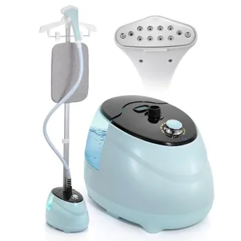 Standing Garment Steamer with 1.8L 61oz Water Container and 10 Adjustable Settings for Efficient Wrinkle Removal in Home and Co 1
