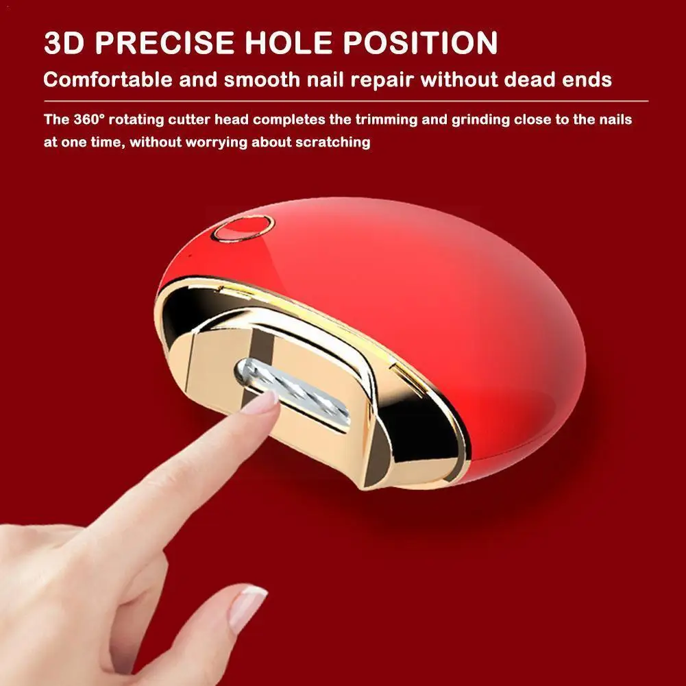 

Electric Nail Adult Kids USB Automatic Nail Trimmer Nail Cutter Manicure For Baby Care Scissor Body Tools L7L1