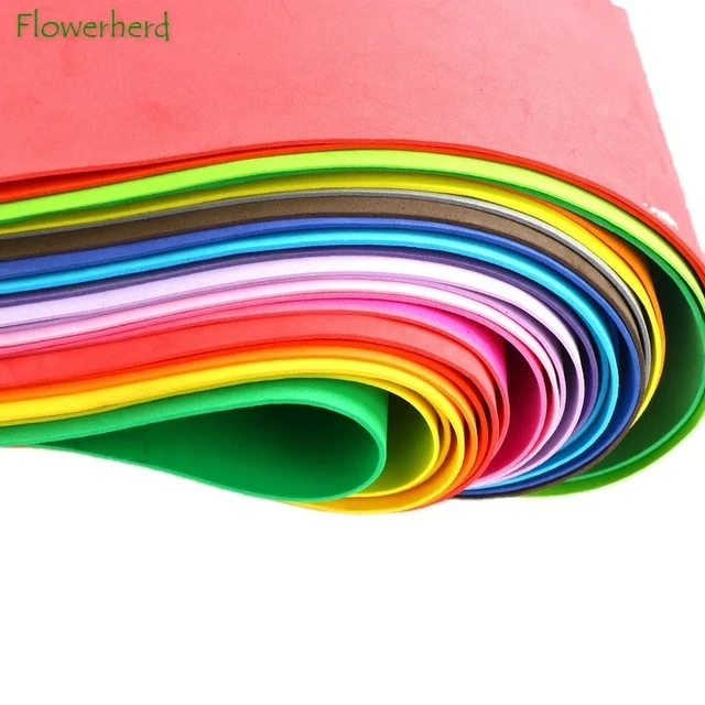 1mm Thick Diy Eva Foam Sheet Paper Pack Of 10pcs Handmade Sponge  Scrapbooking Crafts For Flowers Background Gift Cardboard Decor - Craft  Paper - AliExpress