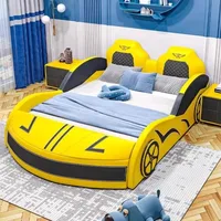 Forme de voiture normale lits pour enfants garde-corps de sécurité conception unique lits pour enfants parc Style moderne Lit Enfant meubles pour la maison 6