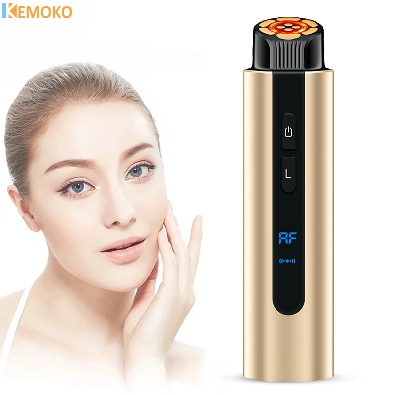 

RF EMS Microcurrent Radio Frequency 3 Color Light Beauty Device Therapy IPL Skin Rejuvenation Face Lift Anti-aging Facial Care