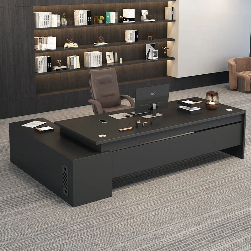 

European Luxury Floor Office Desk Reception Gaming Unique Reading Long Desk High Quality Designer Escritorio Dining Room Sets