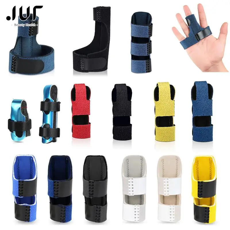 1pc Adjustable Finger Corrector Splint Pain Relief Finger Brace Support Hand Splint Fix Strap Protector For Arthritis Joint 1 pc wrist support brace heating wrist stabilizer adjustable wrist bandages protector left and right hand wrist wraps for fitness office pain relief