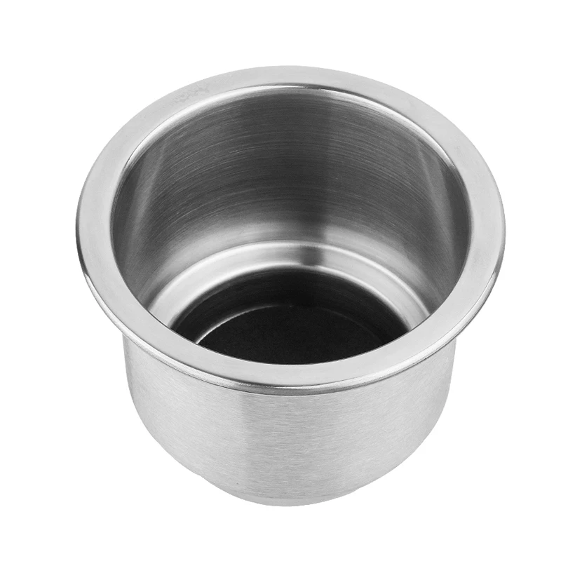 Alastin 316 Stainless Steel Cup Drink Holder Boat Cup Drink Holder with Drain for Marine Boat RV Camper 2