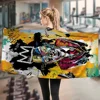 Jean Michel Basquiat Art Graffiti Big Microfiber Beach Towels Quick Dry Sand Beach Towels Pool Towel for Travel Swim Pool Yoga 5