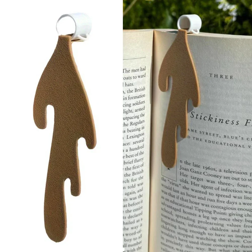 Bookmarks for Reading Corner Marker Spilled Coffee Cup Boo Separator Funny Unique stationery supplies