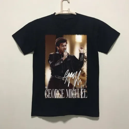 Maglietta George Michael Signature Per Maniche Lunghe O Corte