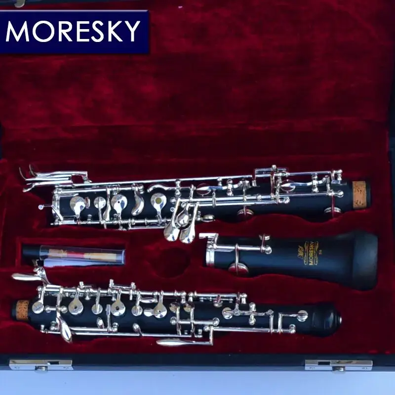 MORESKY C Key Oboe Semi-automatic Style Plated Silver Fully automatic Oboe S6