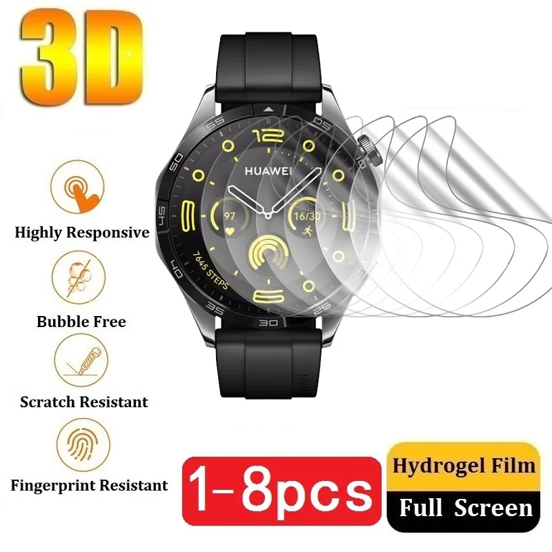 Premium Hydrogel Screen Protector Film for Huawei Watches - 46MM, 41MM, 42MM