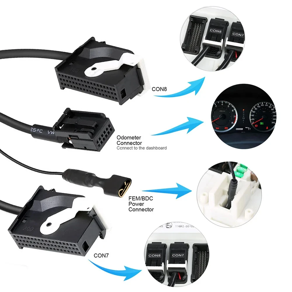 BMW FEM BDC CAS4 + 프로그래밍 GODIAG 테스트 플랫폼 지지대, 모든 키 손실 작업, Lonsdor Autel VVDI2 IM608 CGDI ACDP
