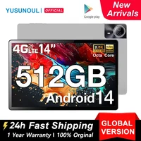 New flagship 14 Inch Android 14 Tablet Pc 16GB+512GB 2.5K IPS 12900mAh 5G WiFi Bluetooth Google Play A-GPS Tab 14" Learning PAD 1