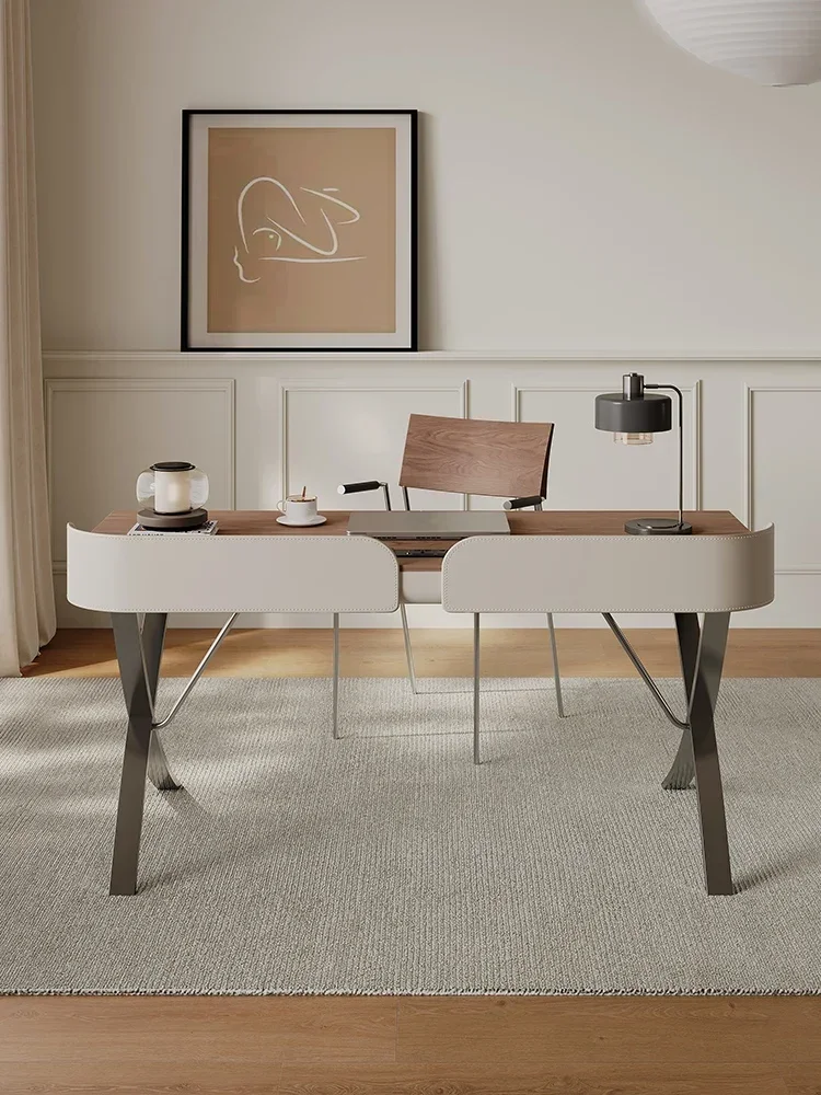 

Итальянский минималистский стиль, длинный кабинет, простой современный роскошный верстак для художников, офисная мебель