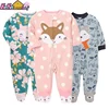 Newborn Baby Boy Girl Rompers Clothes Winter Pajamas Zipper Fleece Fall Infants Outfit Animal Jumpsuit Clothing 0 -12 Months New 1