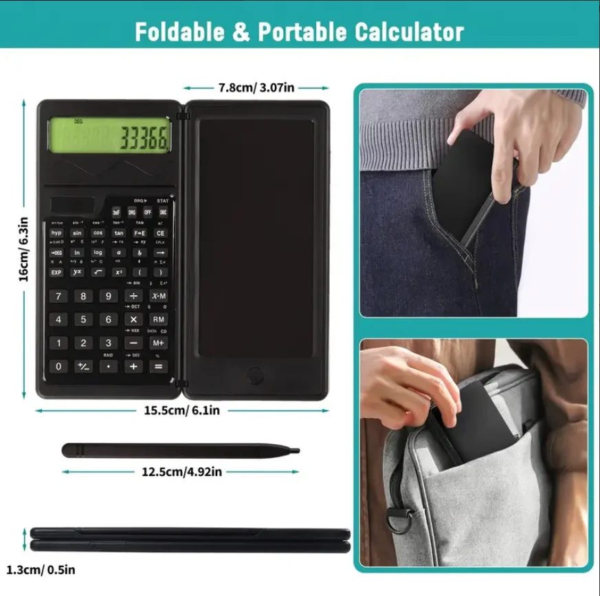 3-in-1 Calculator Notepad 5