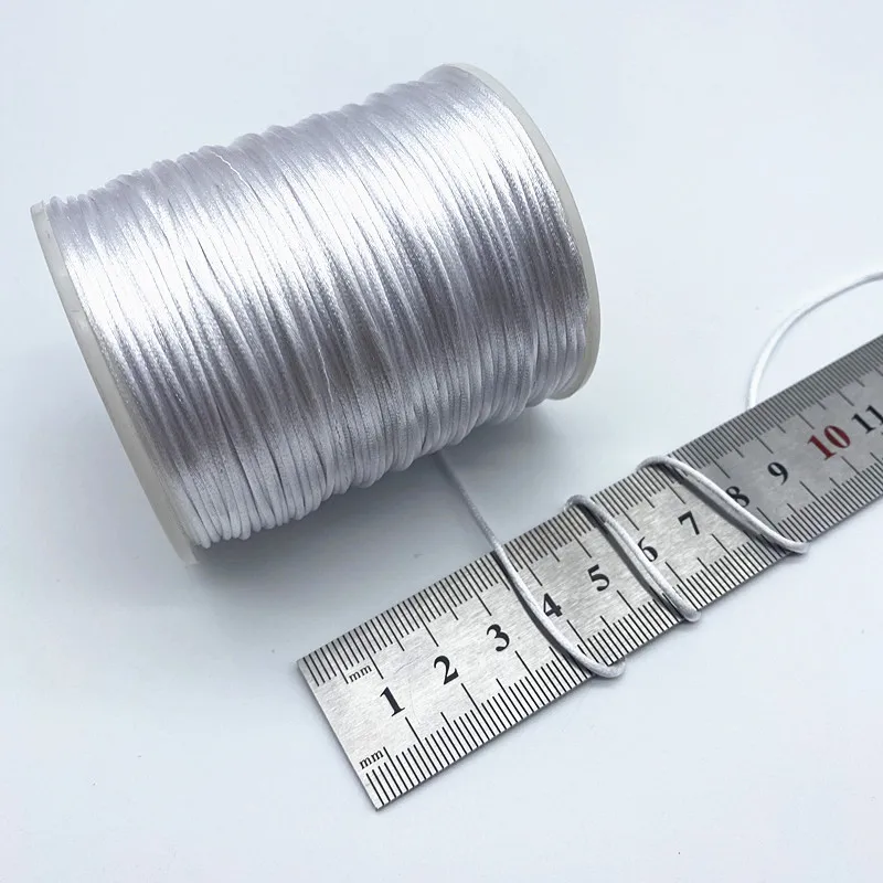 Elegant Nylon String Tassel Satin Rope