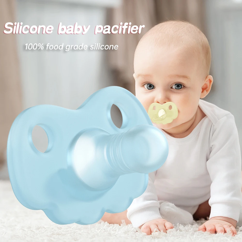 3Pcs Baby Pacifier Set Food Grade Silicone Baby Sleep Pacifier Cartoon Silicone Pacifier Storage Bag Silicone Pacifier Chain Set 1 Sb11b4cb644e2413ab1ea02b32c58bd19o