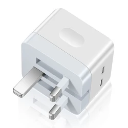 35W Dual USB - C Port Fast Charger with Foldable Plug - UK