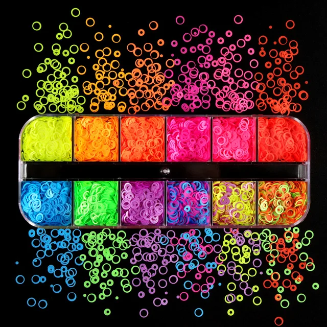 Holographic Butterfly  Heart Multi Shape  Laser Symphony Butterfly Sequins 3D Colorful Sequins Manicure  Nail Art Decoration MJLP-036