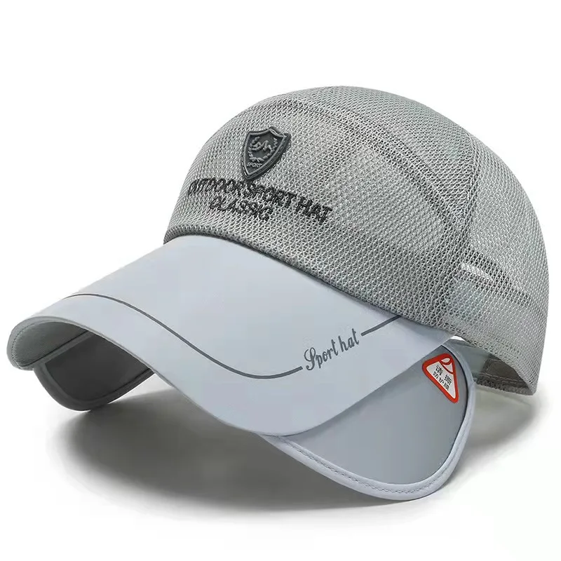 New Summer Baseball Caps Unisex Breathable Mesh Snapback Hats Fishing For Men Black Casual sport Dad |