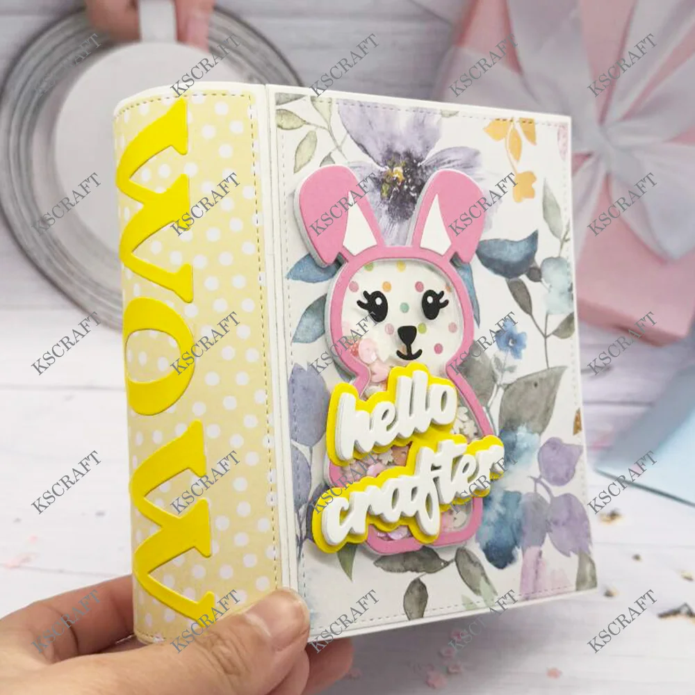 3D Book Drawer Cutting Dies for Creative Scrapbooking and Embossing