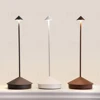 Cordless Table Lamp Portable LED Desk Lamp Mordern Rechargeable Nightstand Lamp in Aluminum Dimmable Table Light Indoor Outdoor 1