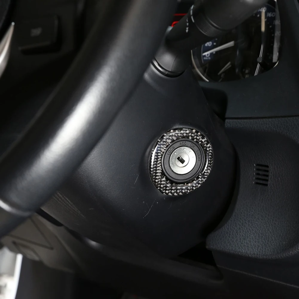 Toyota Corolla 2014-2018 자동차 스타일링 액세서리에 대한 검은 탄소 섬유 자동차 인테리어 장식 보호 스티커
